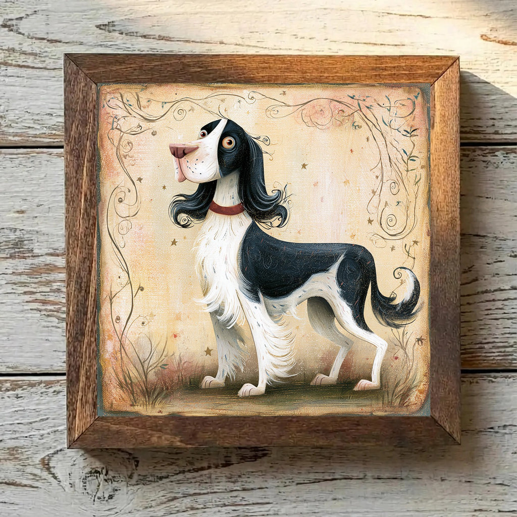English Springer Spaniel Black & White - Variation 3