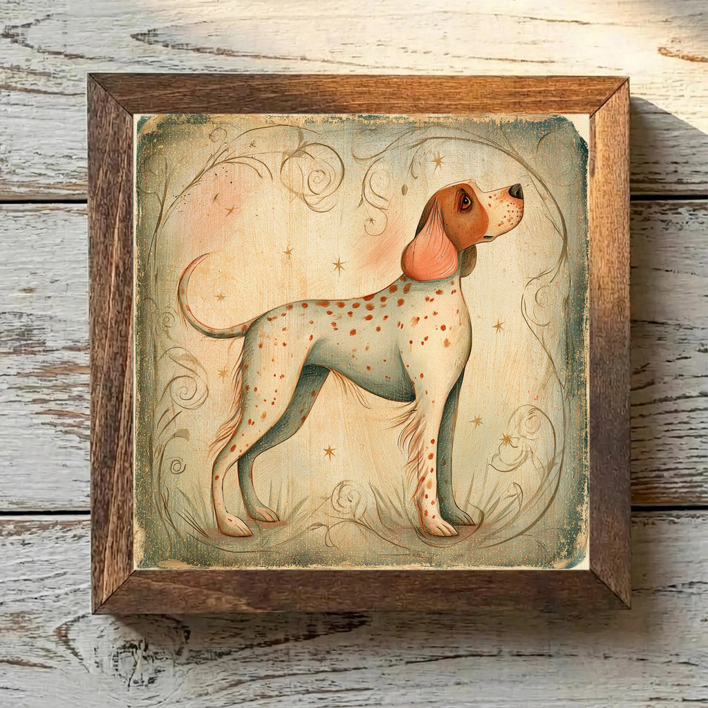 English Setter Lemon Belton - Variation 2