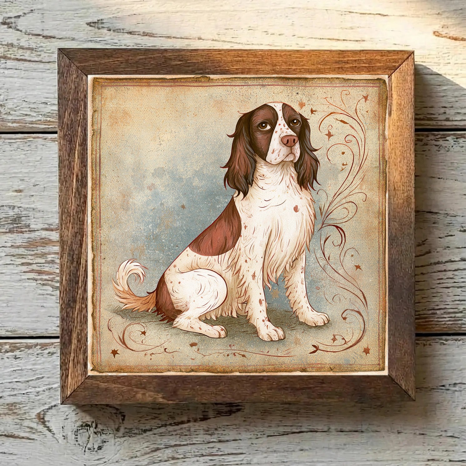 English Springer Spaniel Liver & White - Variation 4