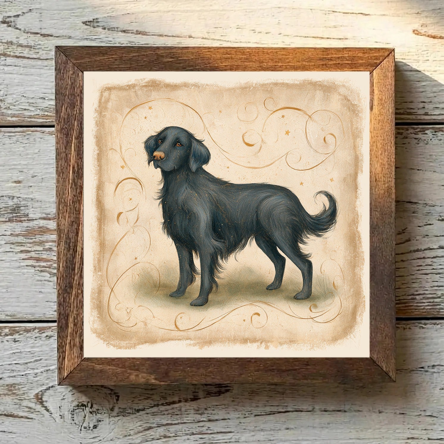 Flat-Coated Retriever Black - Variation 1