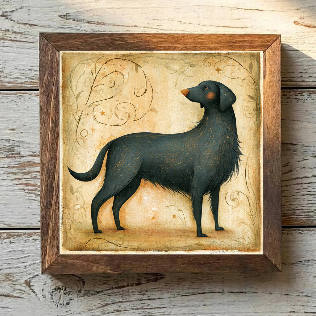Flat-Coated Retriever Black - Variation 2