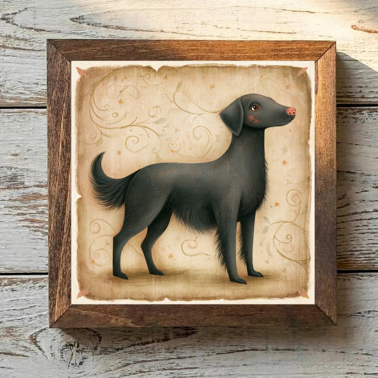 Flat-Coated Retriever Black - Variation 4