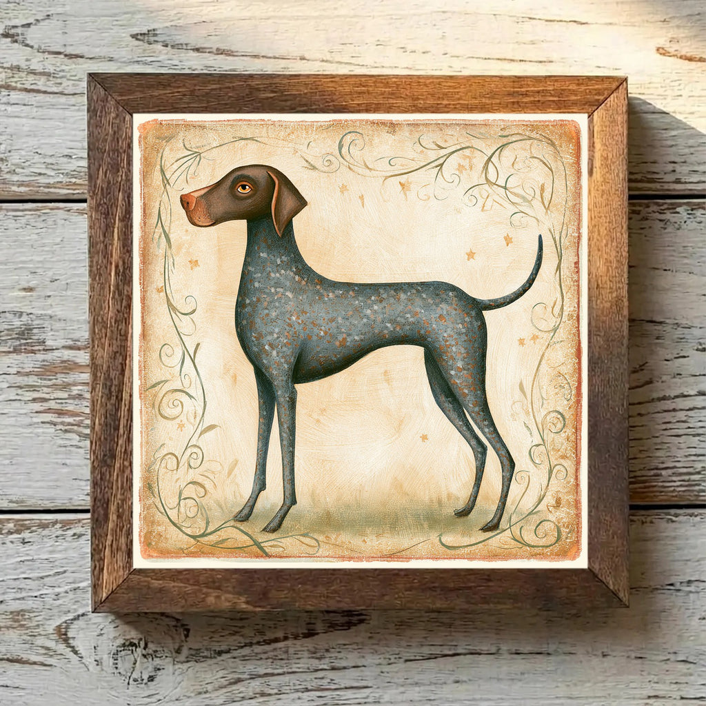 German Shorthaired Pointer Liver Roan - Variation 2
