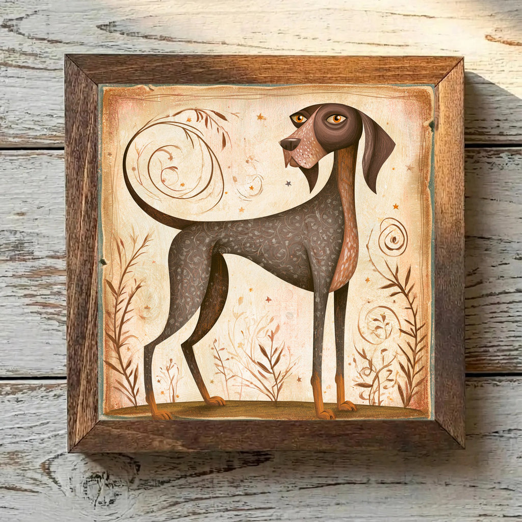 German Shorthaired Pointer Liver Roan - Variation 4