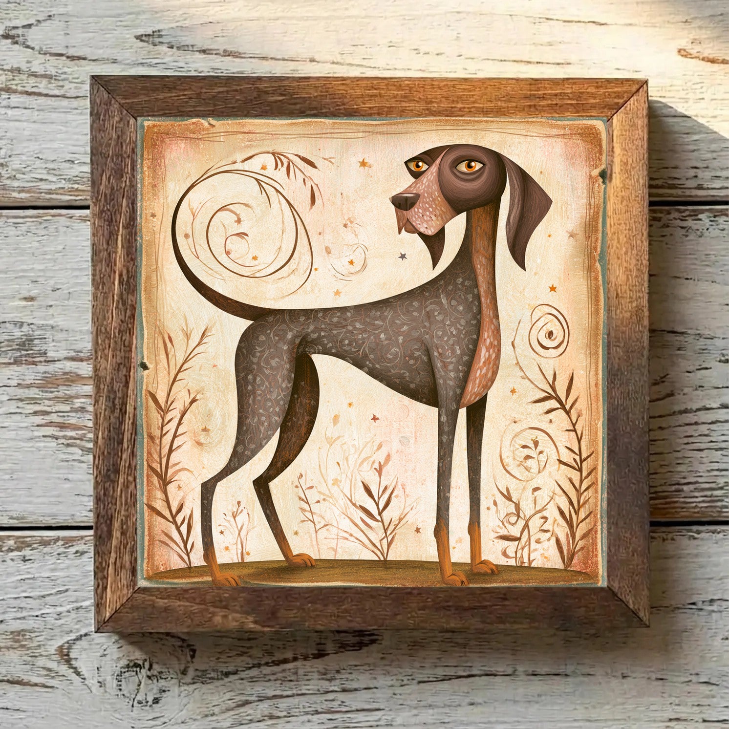 German Shorthaired Pointer Liver Roan - Variation 4