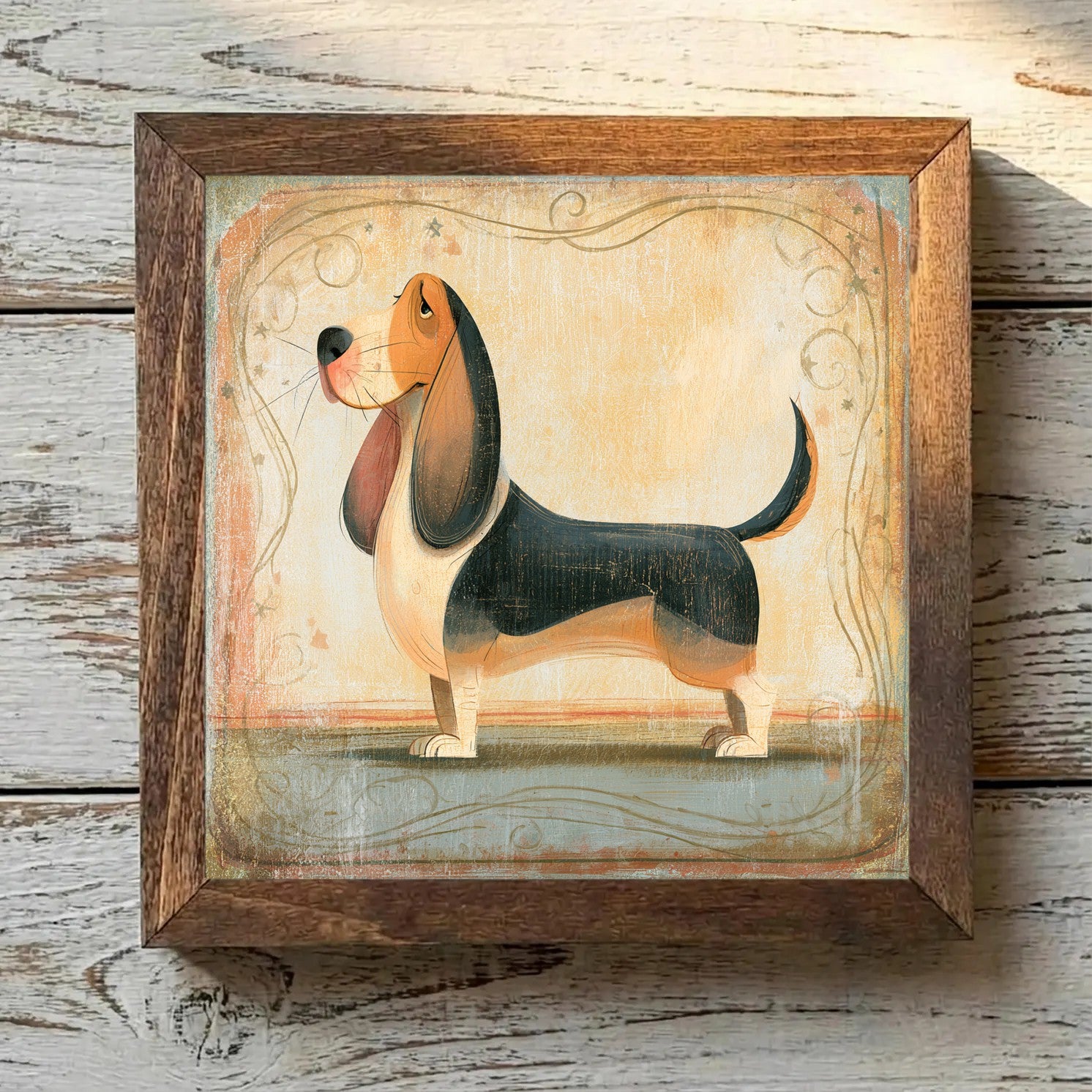Grand Basset Griffon Vendéen Tricolor - Variation 1