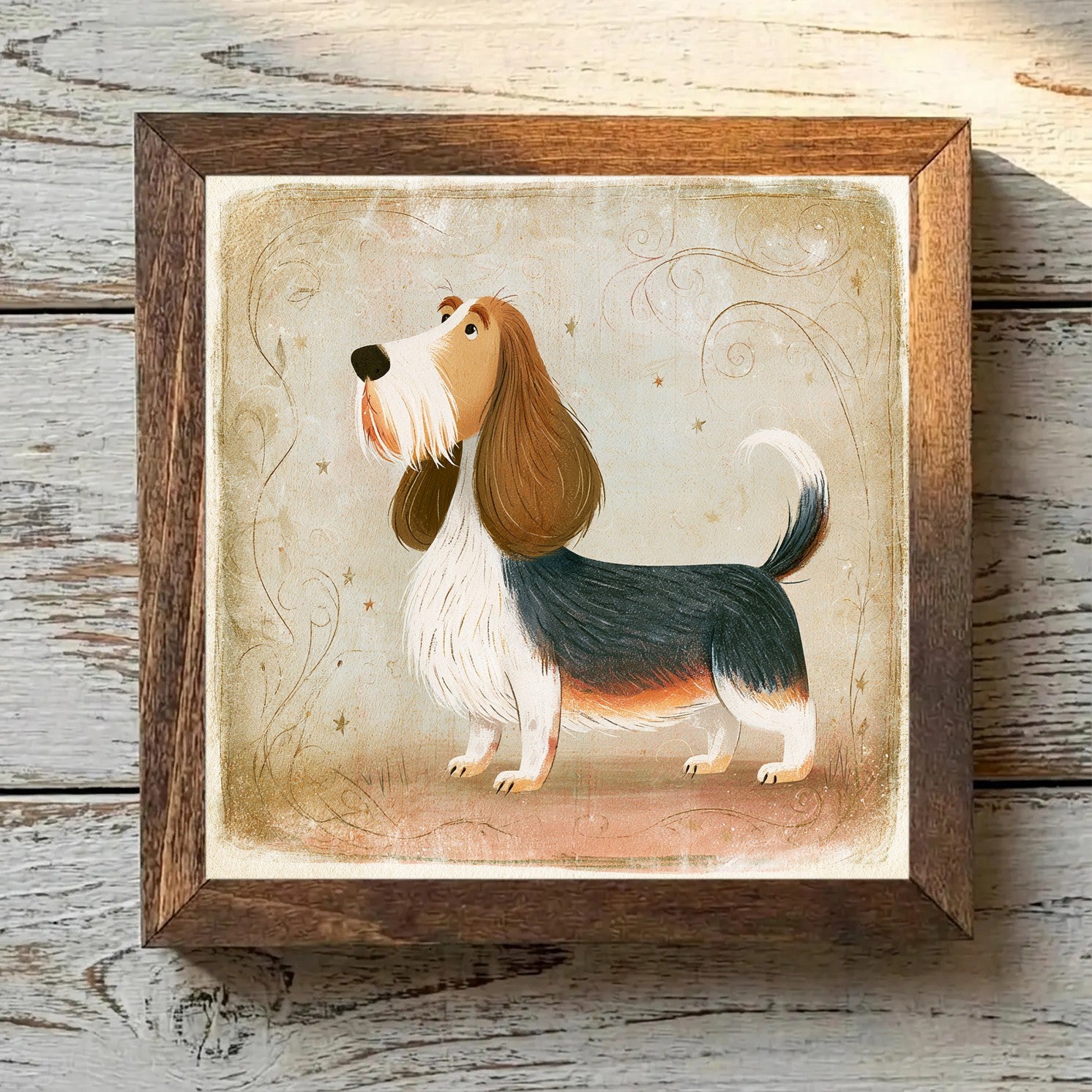 Grand Basset Griffon Vendéen Tricolor - Variation 2
