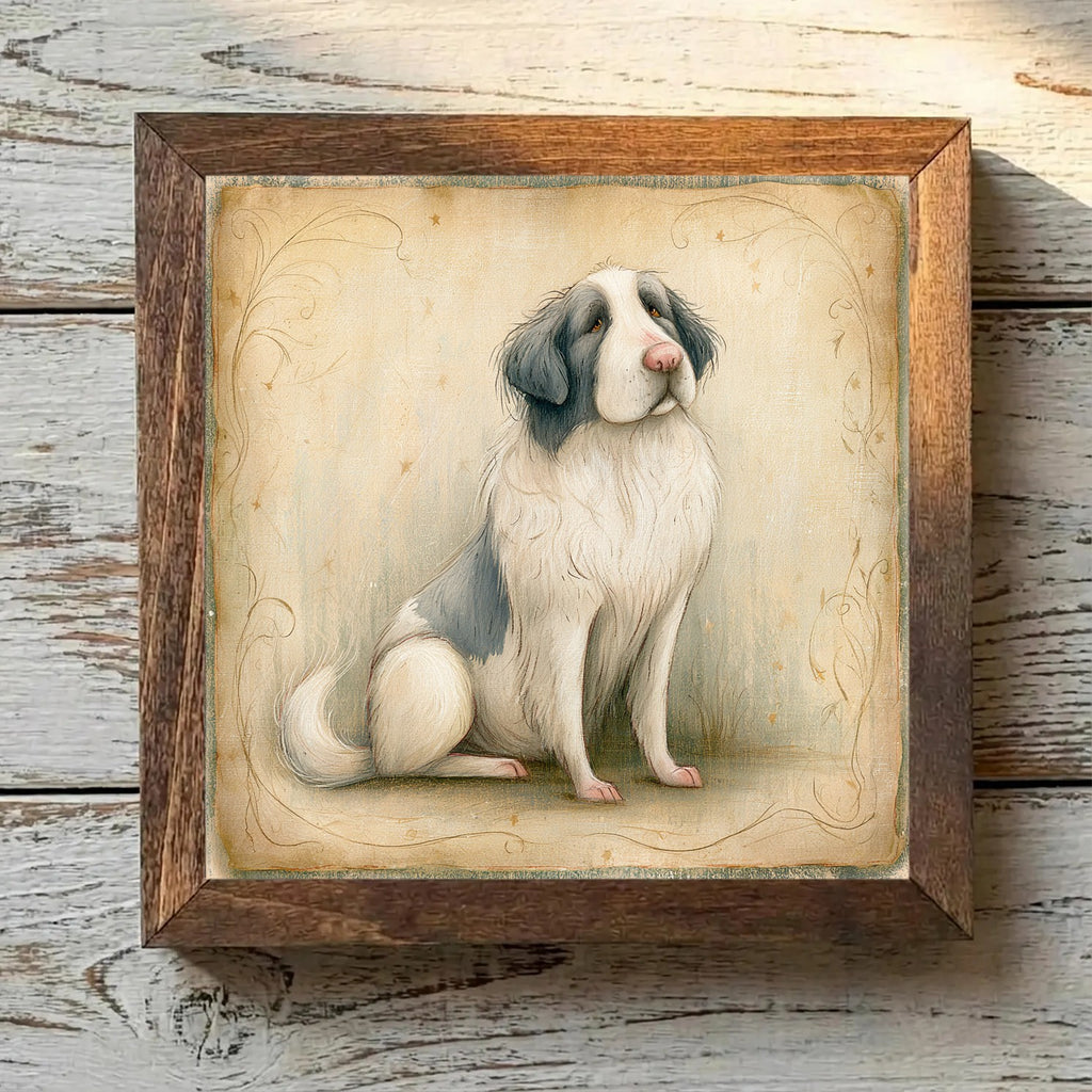 Great Pyrenees White & Badger - Variation 4