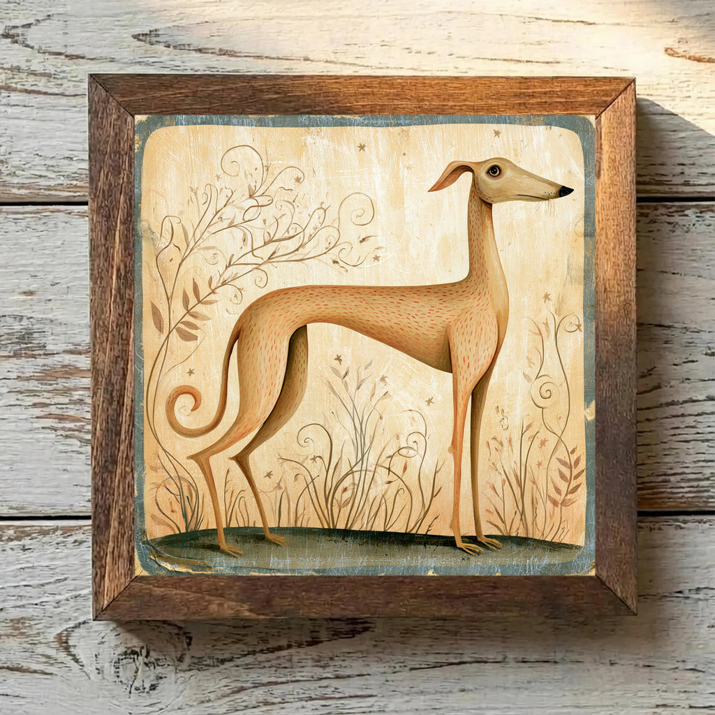 Greyhound Fawn - Variation 3