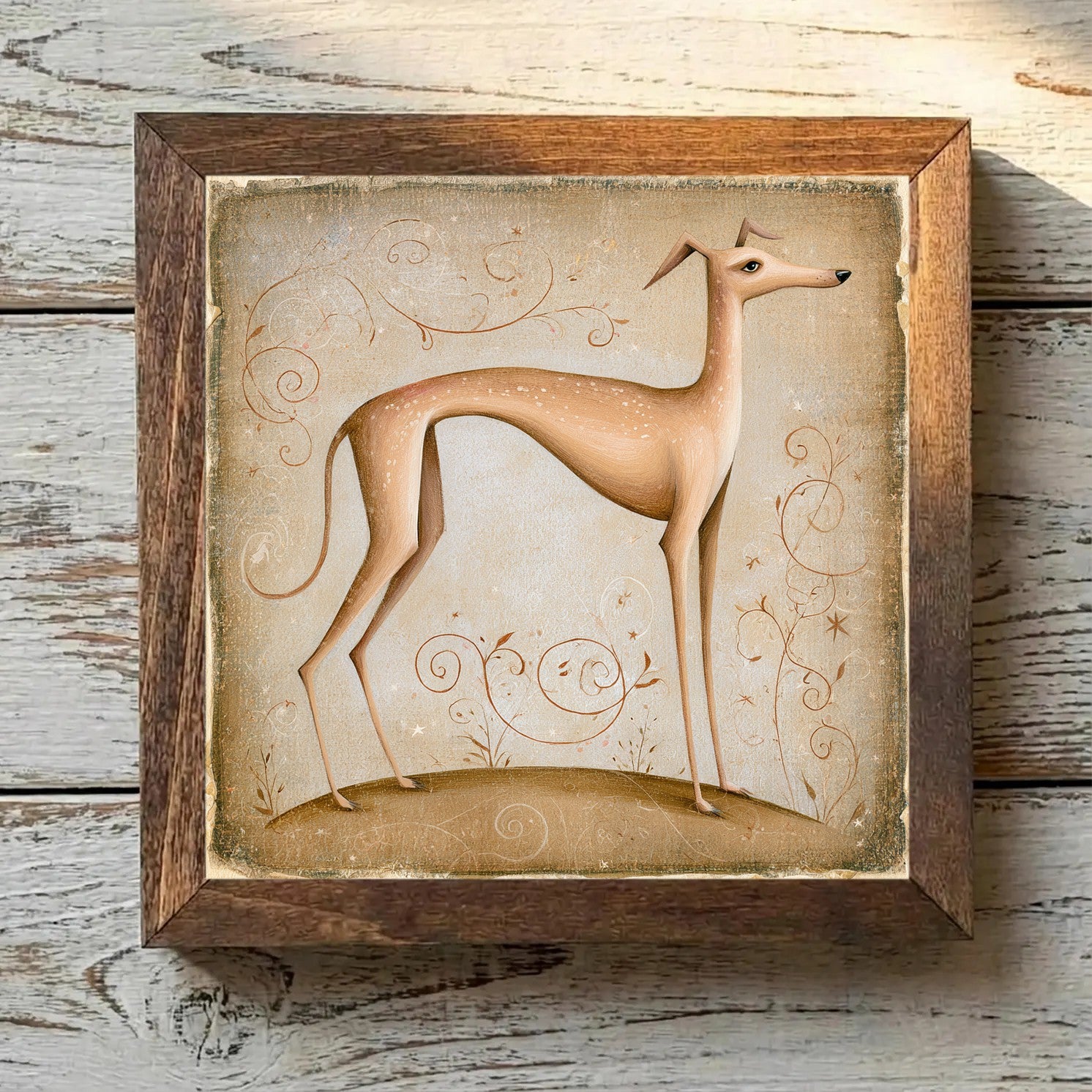 Greyhound Fawn - Variation 4