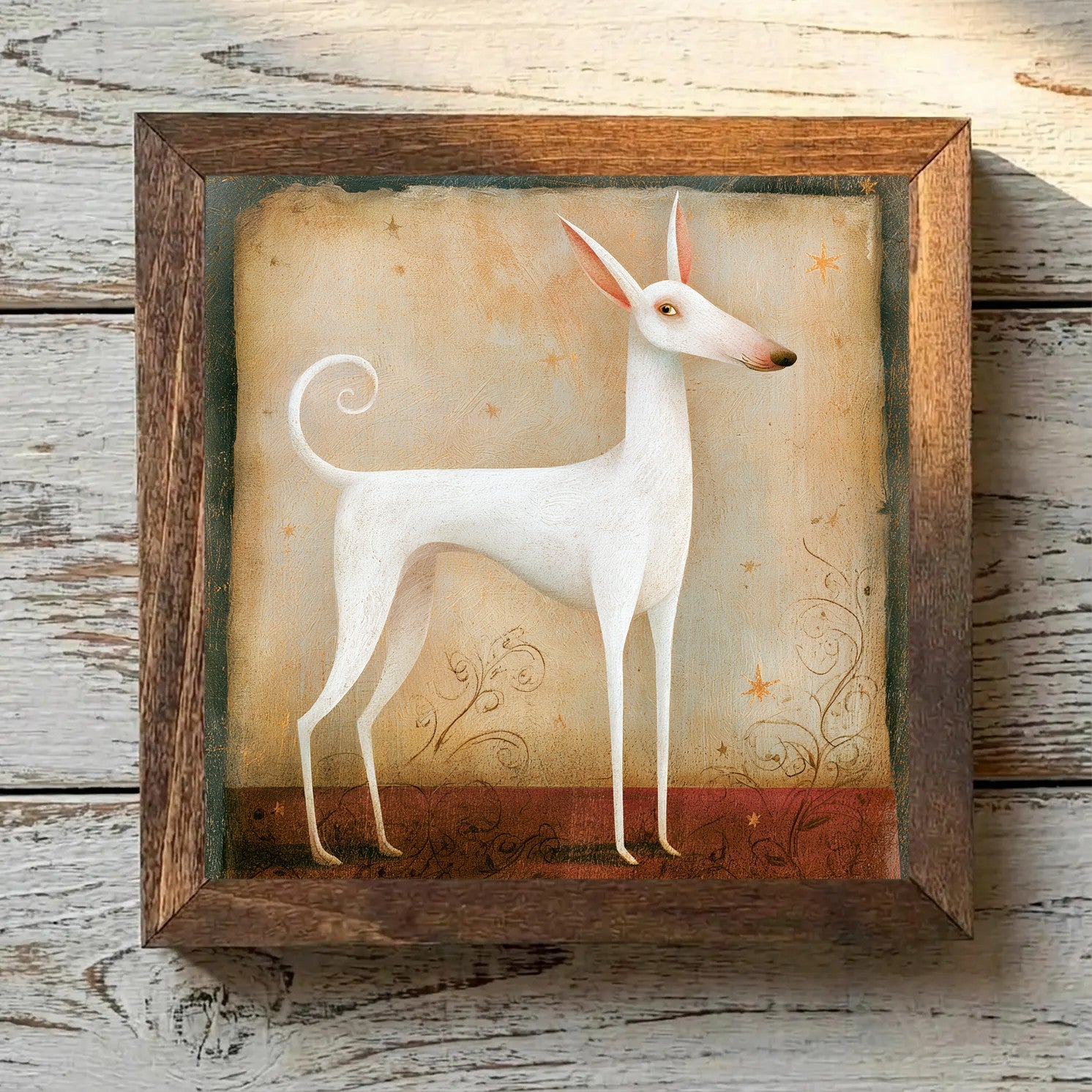 Ibizan Hound White - Variation 1
