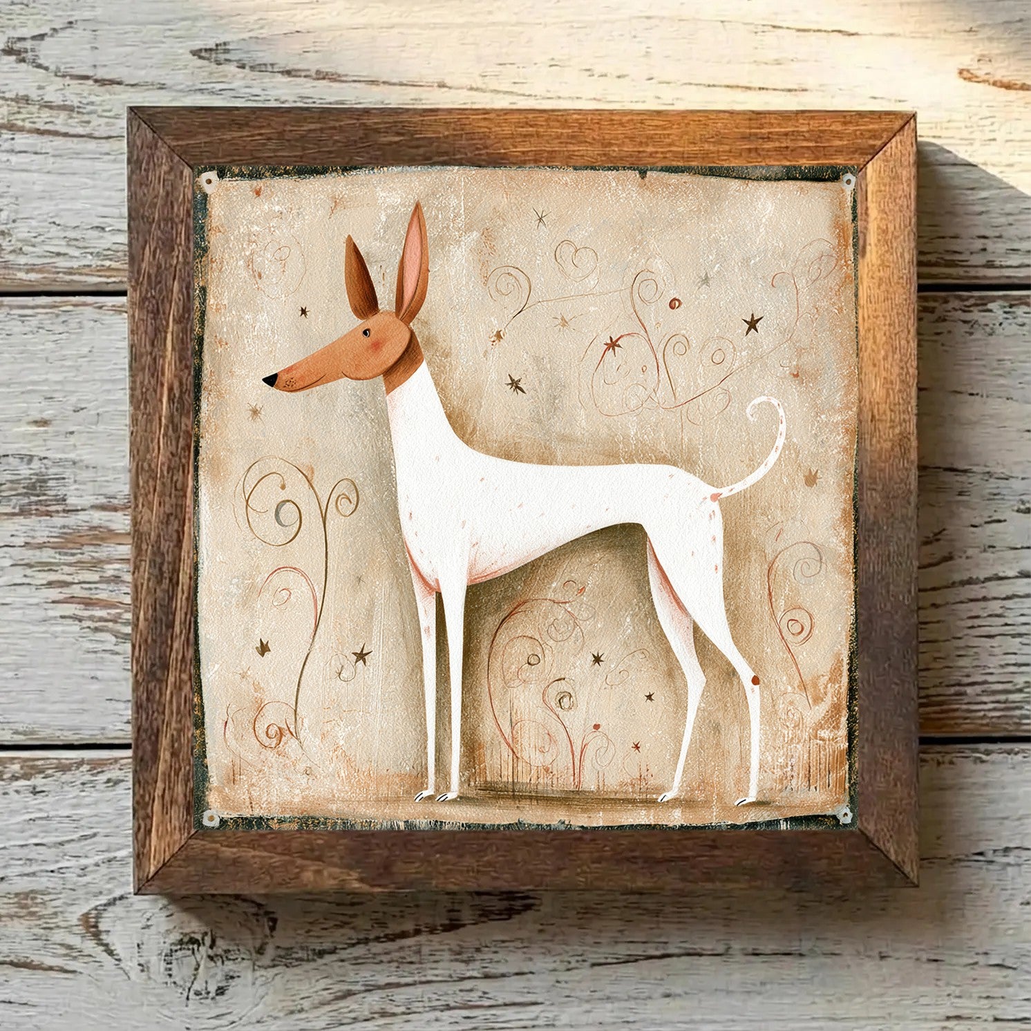 Ibizan Hound White - Variation 2