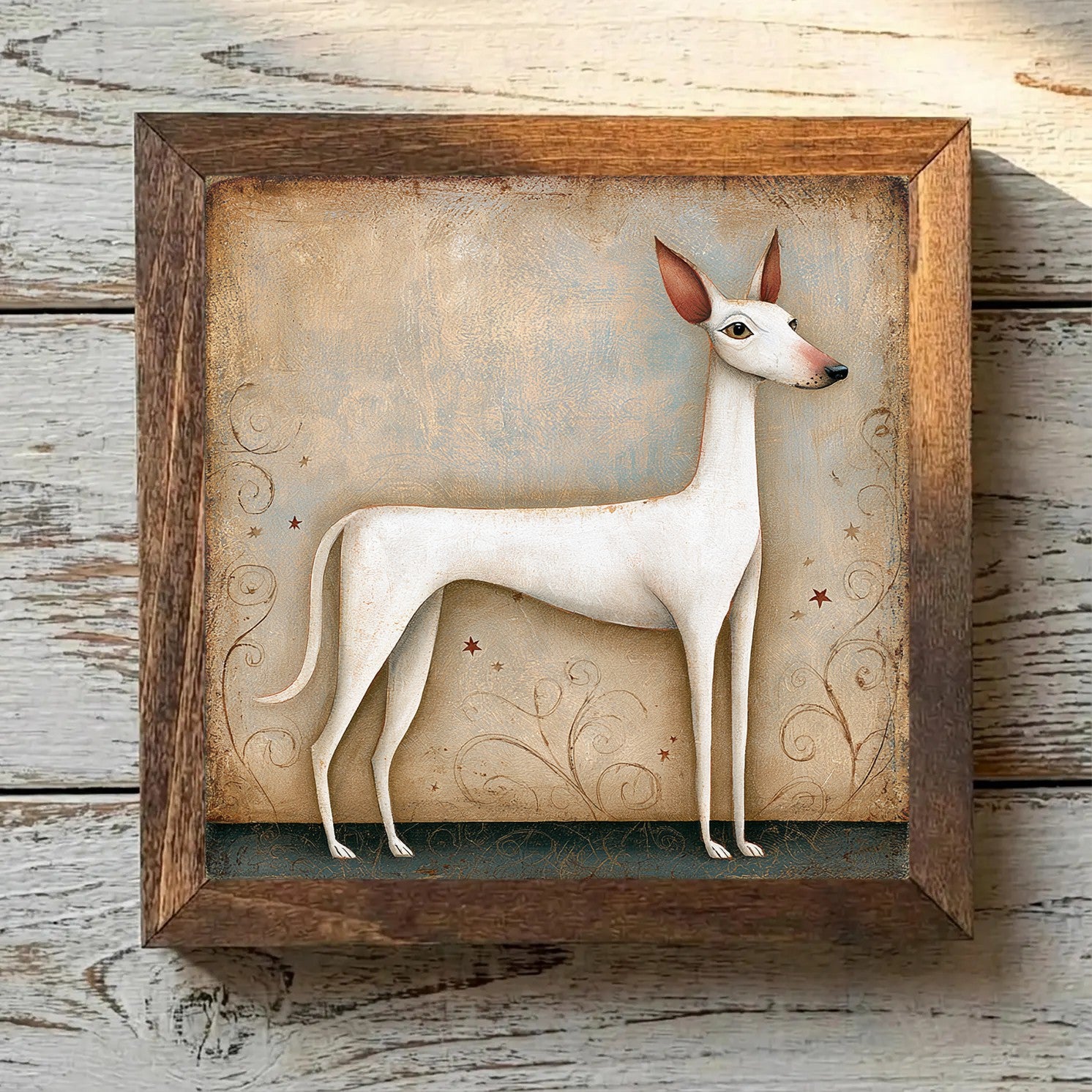 Ibizan Hound White - Variation 3