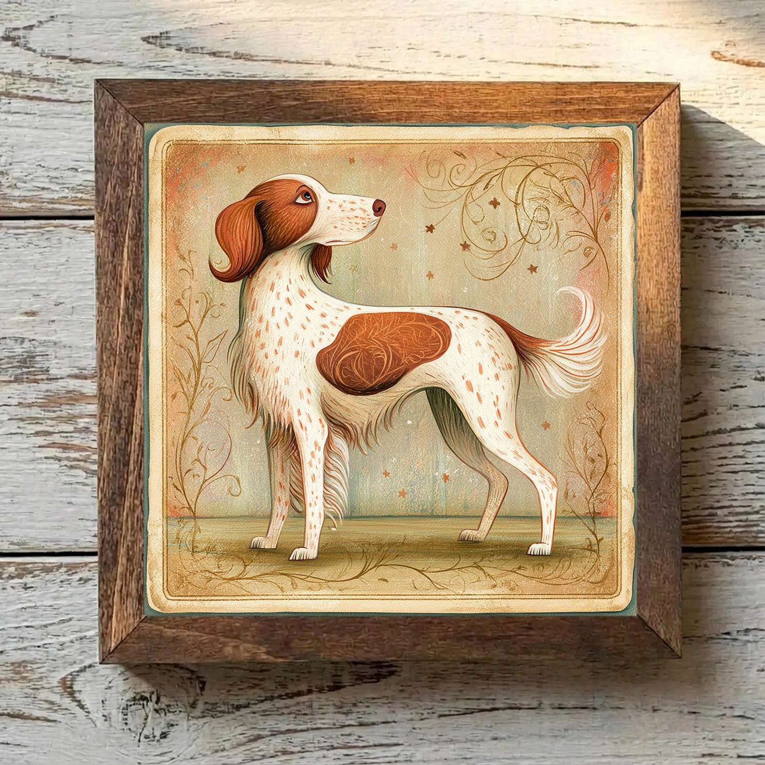 Irish Red and White Setter Red & White - Variation 3