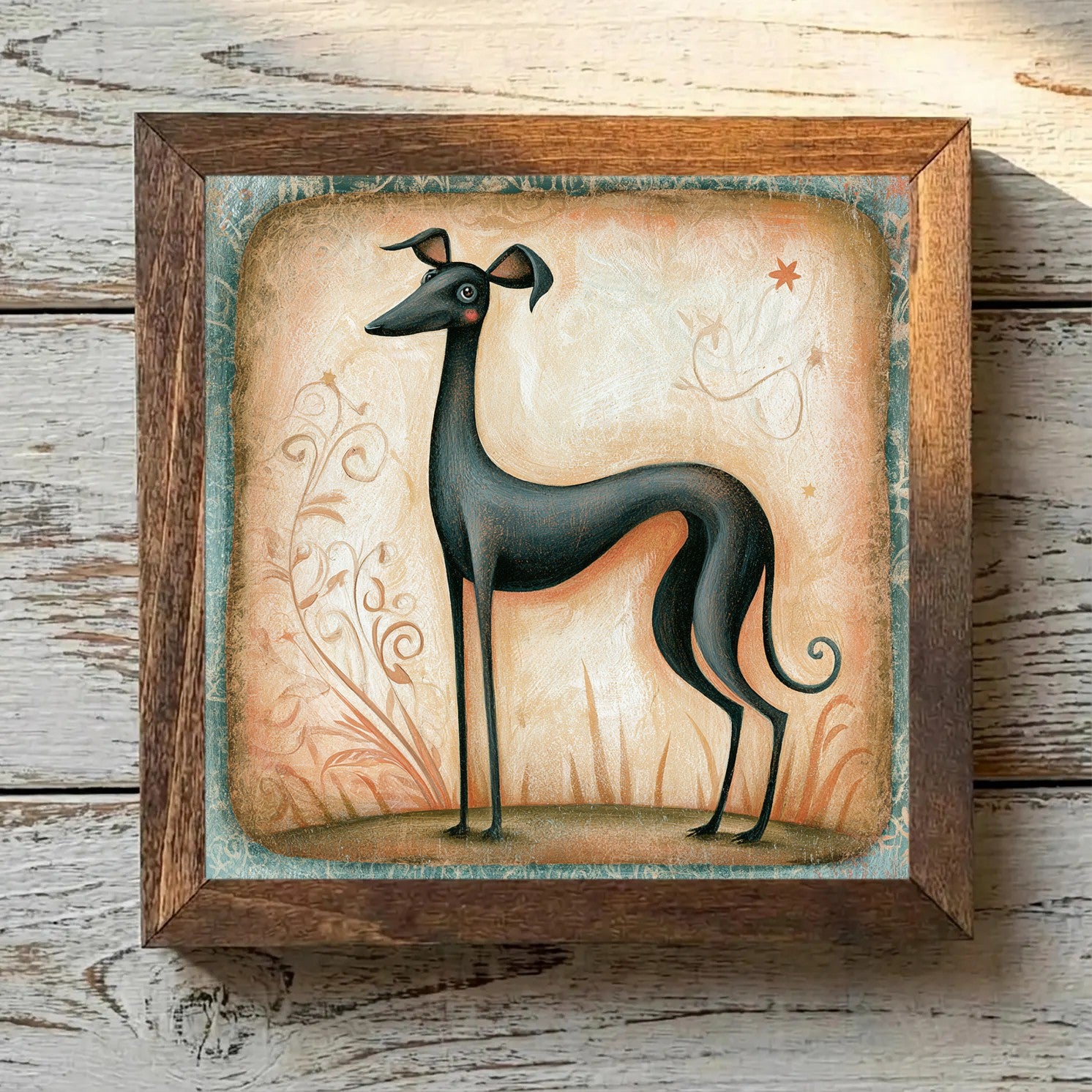 Italian Greyhound Black - Variation 1