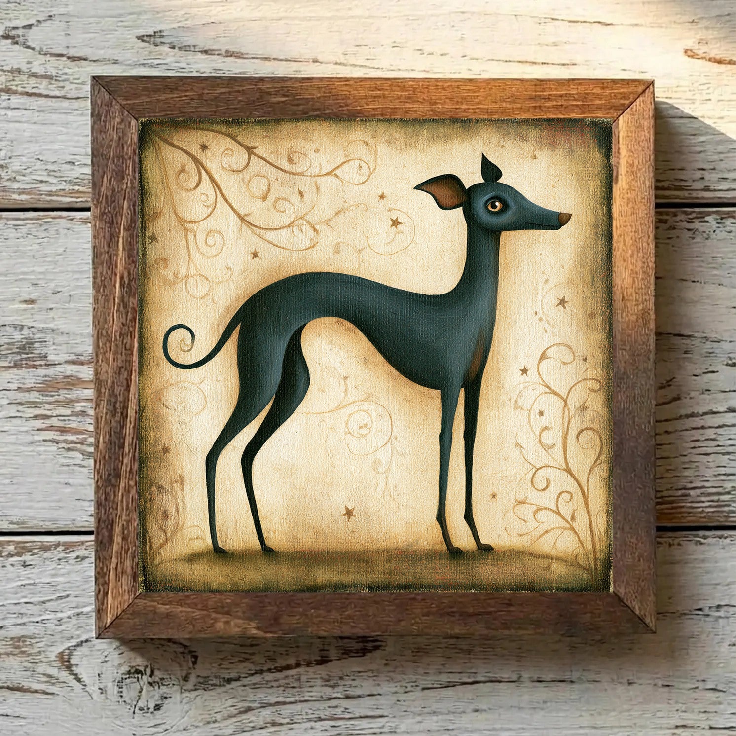 Italian Greyhound Black - Variation 3