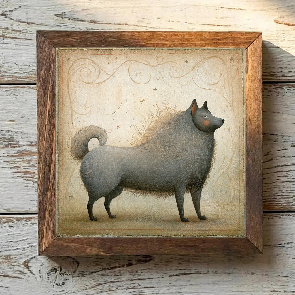 Keeshond Wolf-Gray - Variation 4
