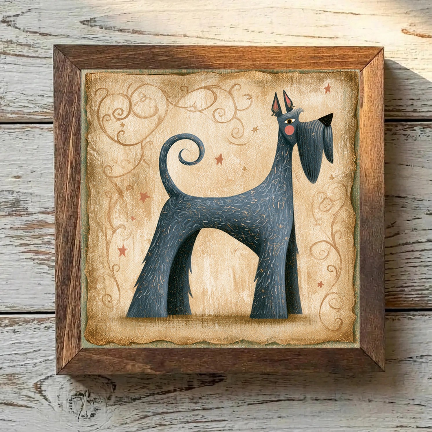 Kerry Blue Terrier Blue Gray - Variation 3