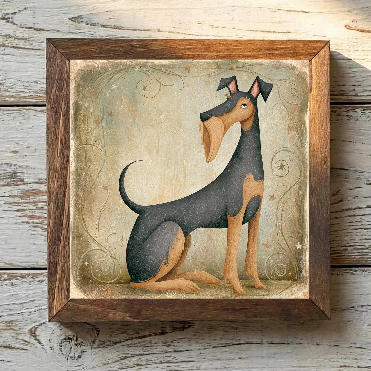 Lakeland Terrier Black & Tan - Variation 1