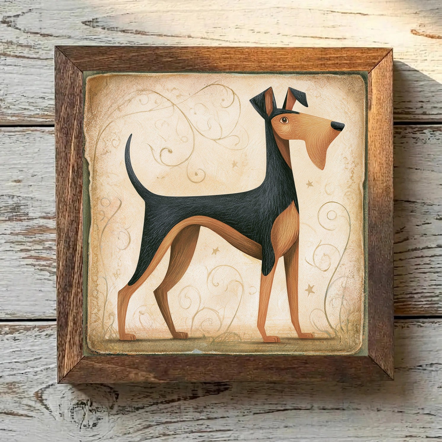 Lakeland Terrier Black & Tan - Variation 3