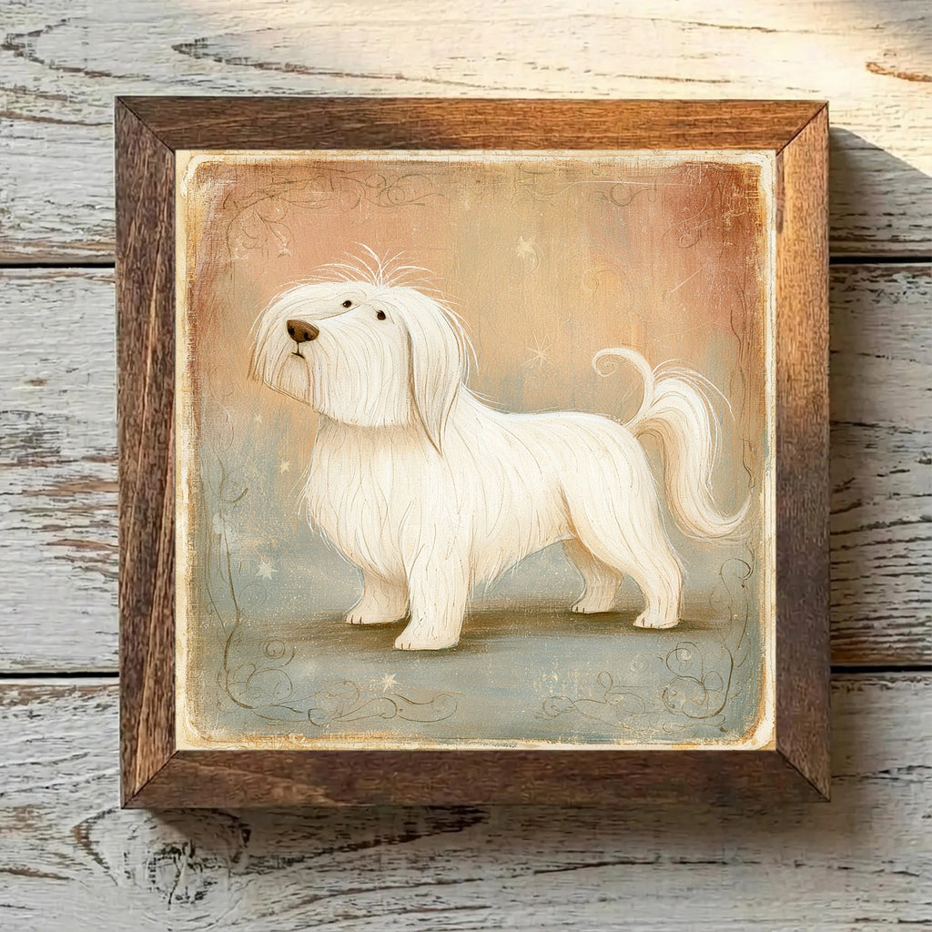 Lhasa Apso White - Variation 1