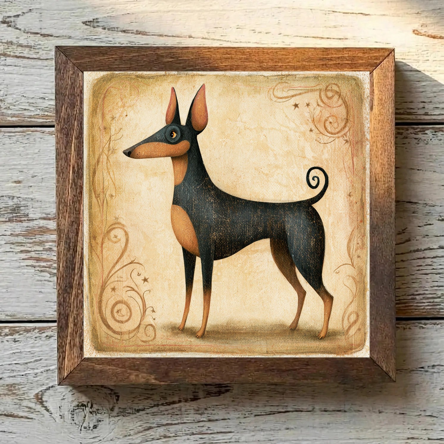 Manchester Terrier (Standard) - Black
  & Tan Black & Tan - Variation 1