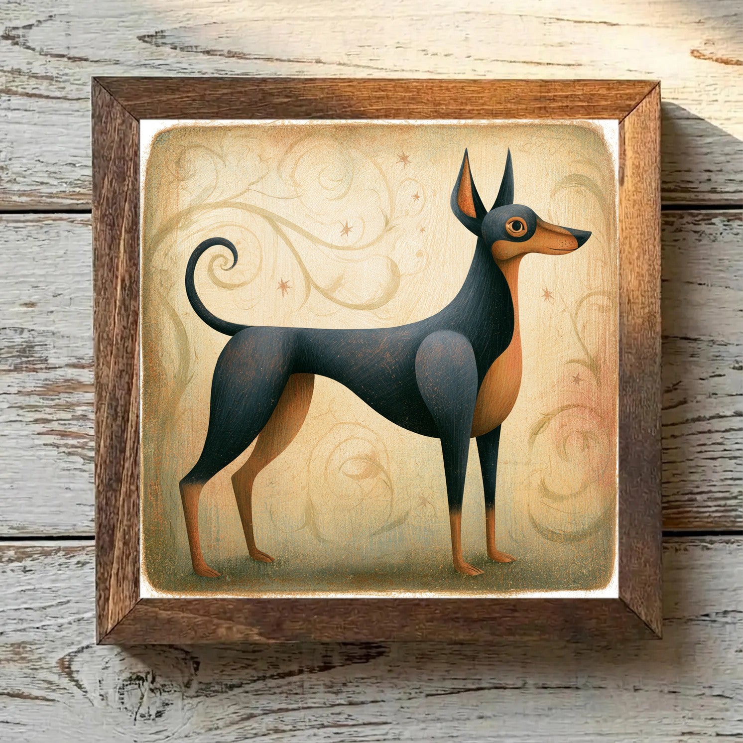 Manchester Terrier (Toy) - Black &
  Tan Black & Tan - Variation 2