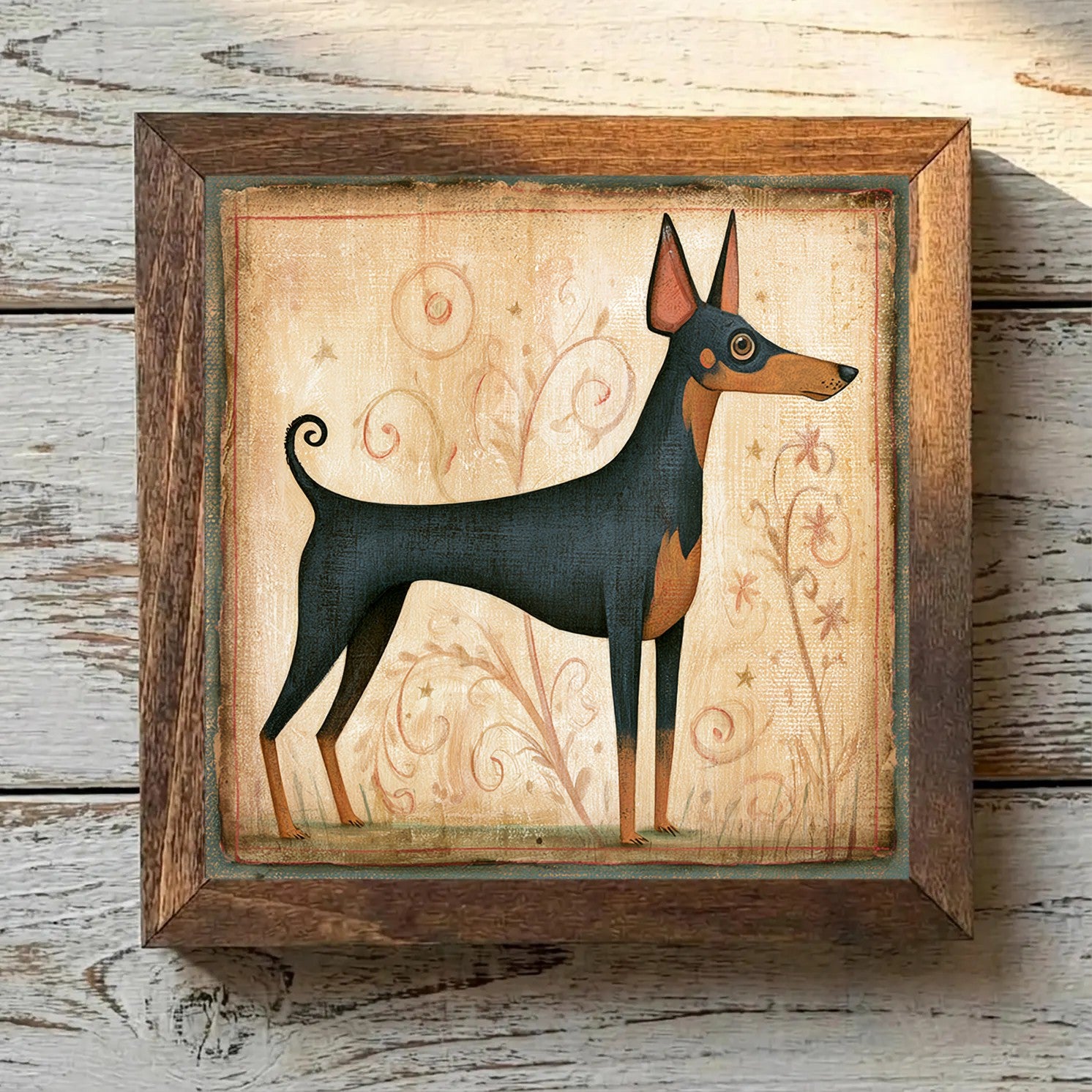 Manchester Terrier (Standard) - Black
  & Tan Black & Tan - Variation 3