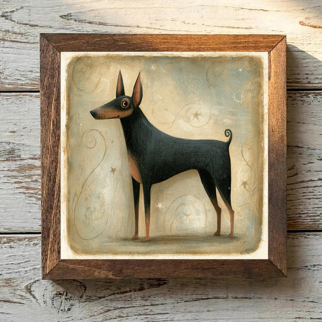 Manchester Terrier (Standard) - Black
  & Tan Black & Tan - Variation 4