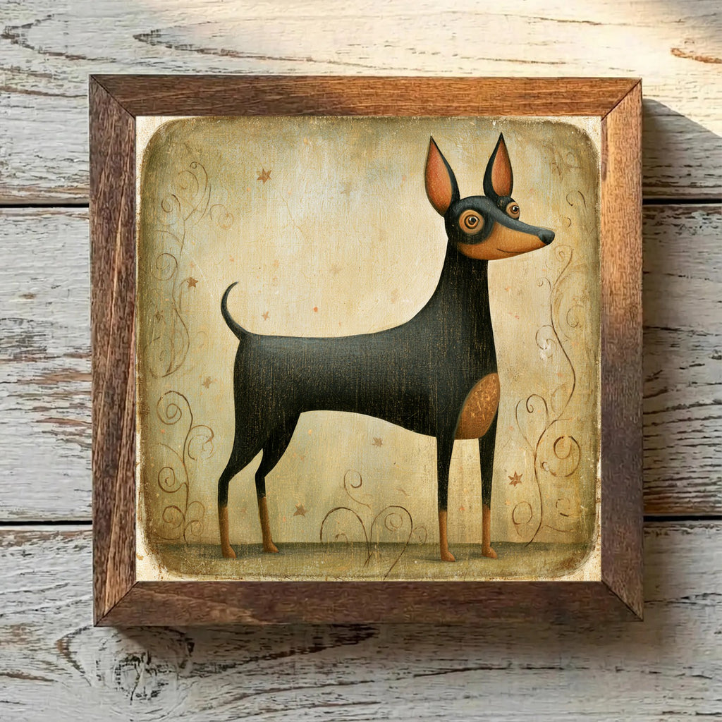 Manchester Terrier (Toy) - Black &
  Tan Black & Tan - Variation 4
