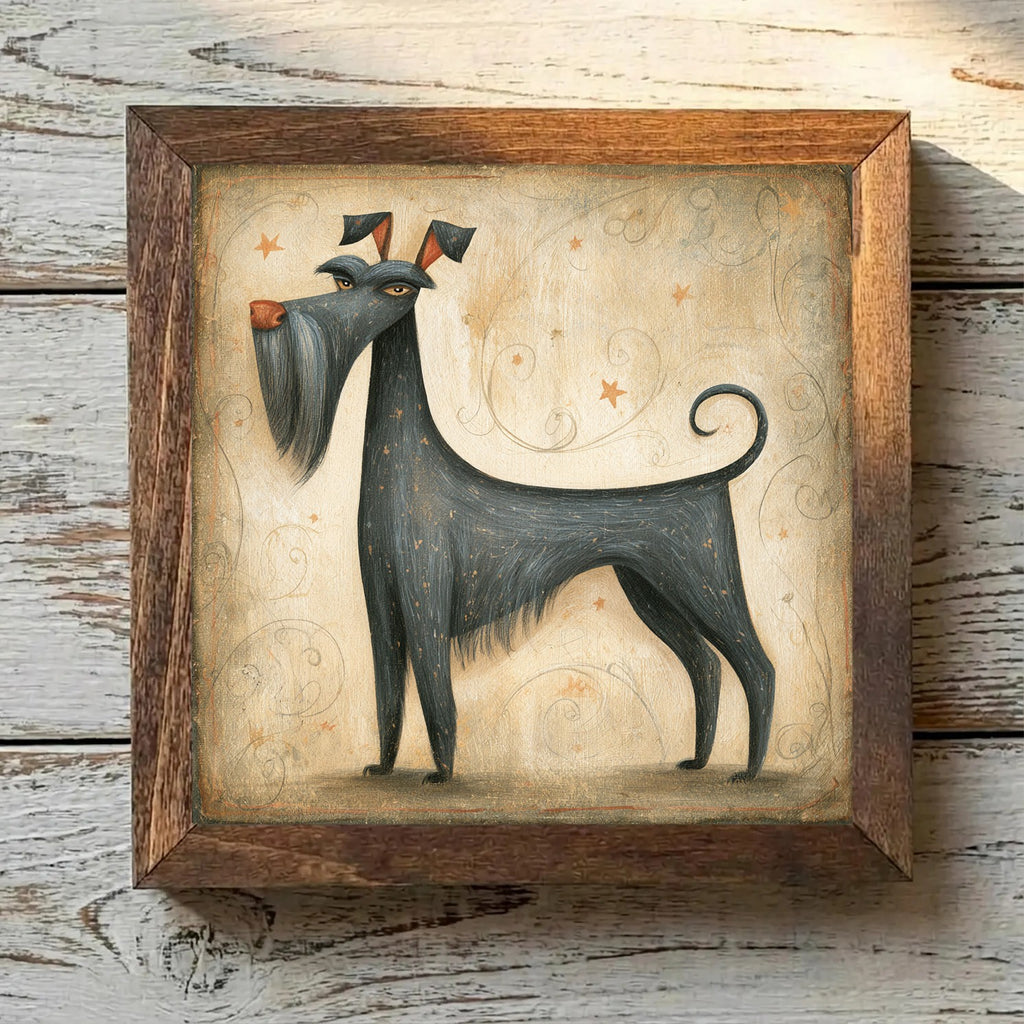 Miniature Schnauzer Black - Variation 2