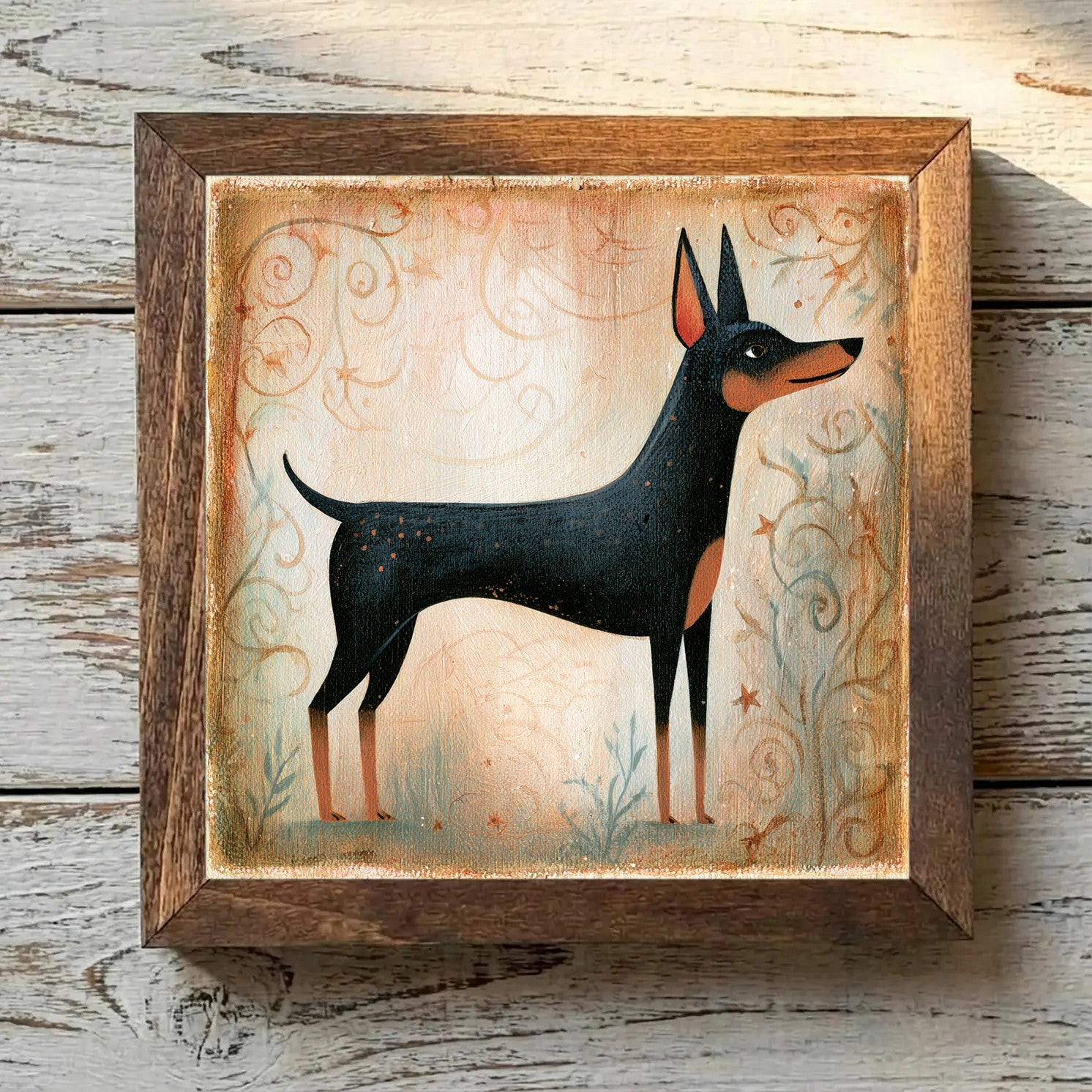 Miniature Pinscher Black & Rust - Variation 1