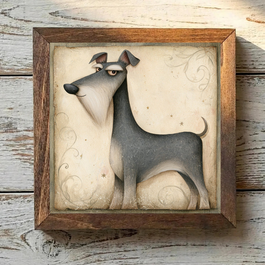 Miniature Schnauzer Salt & Pepper - Variation 3