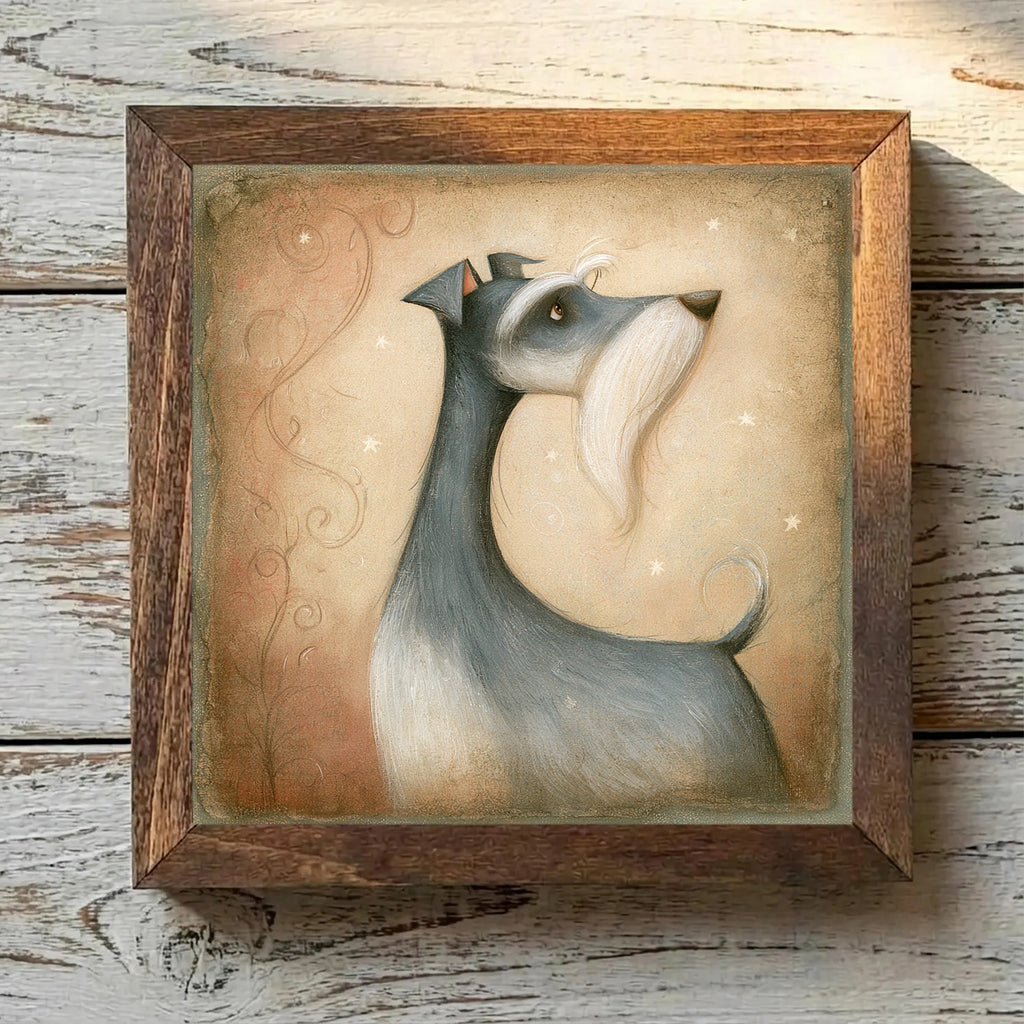 Miniature Schnauzer Salt & Pepper - Variation 4