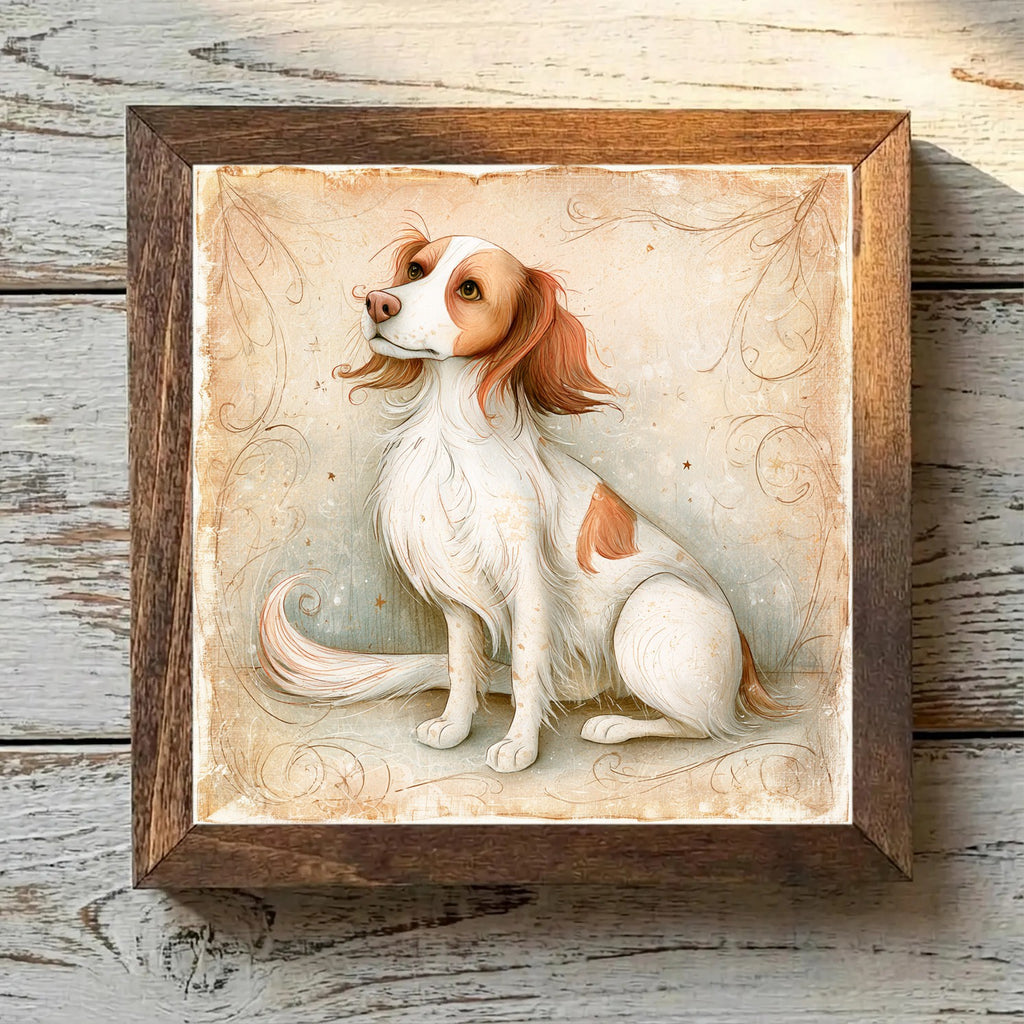 Nederlandse Kooikerhondje White & Red - Variation 1