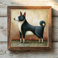 Norwegian Lundehund Black & White - Variation 1