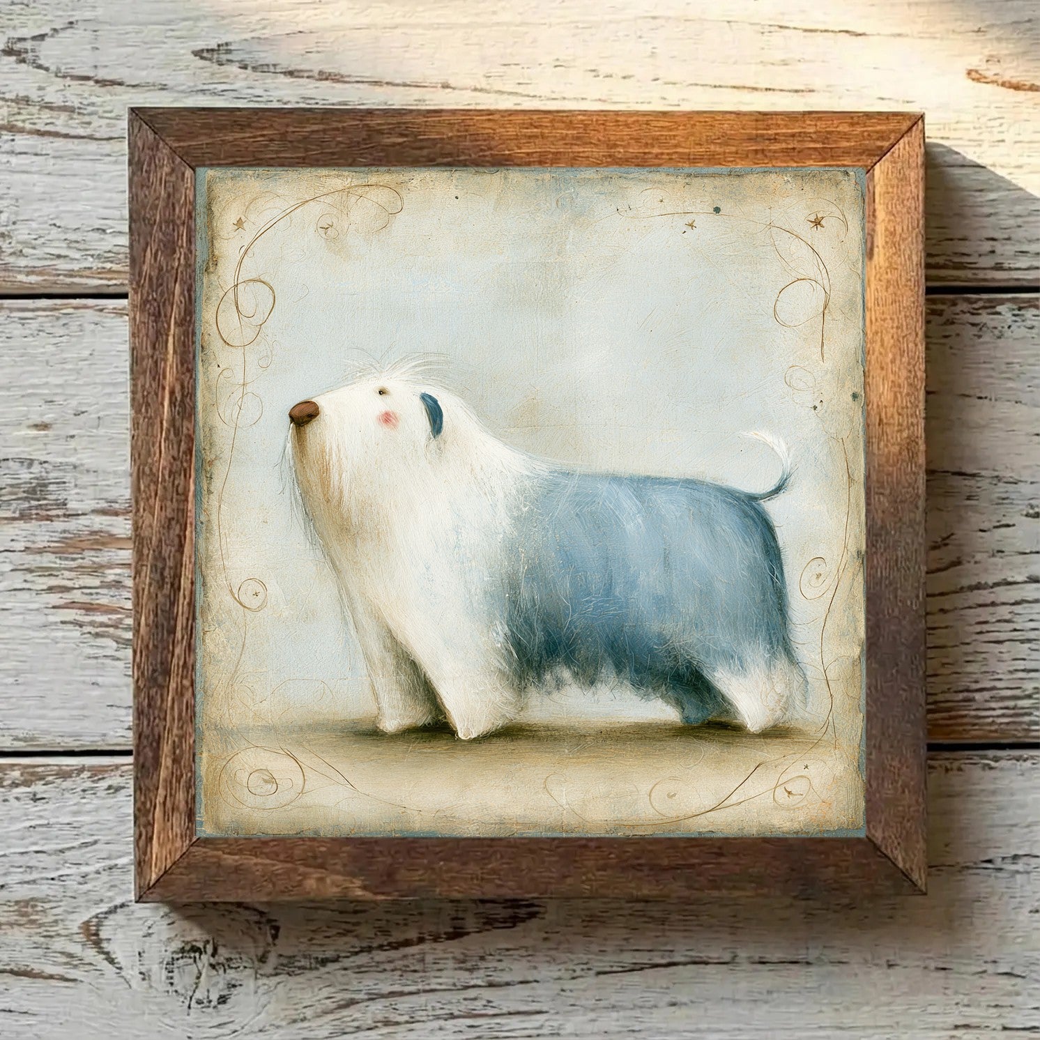 Old English Sheepdog Blue - Variation 4