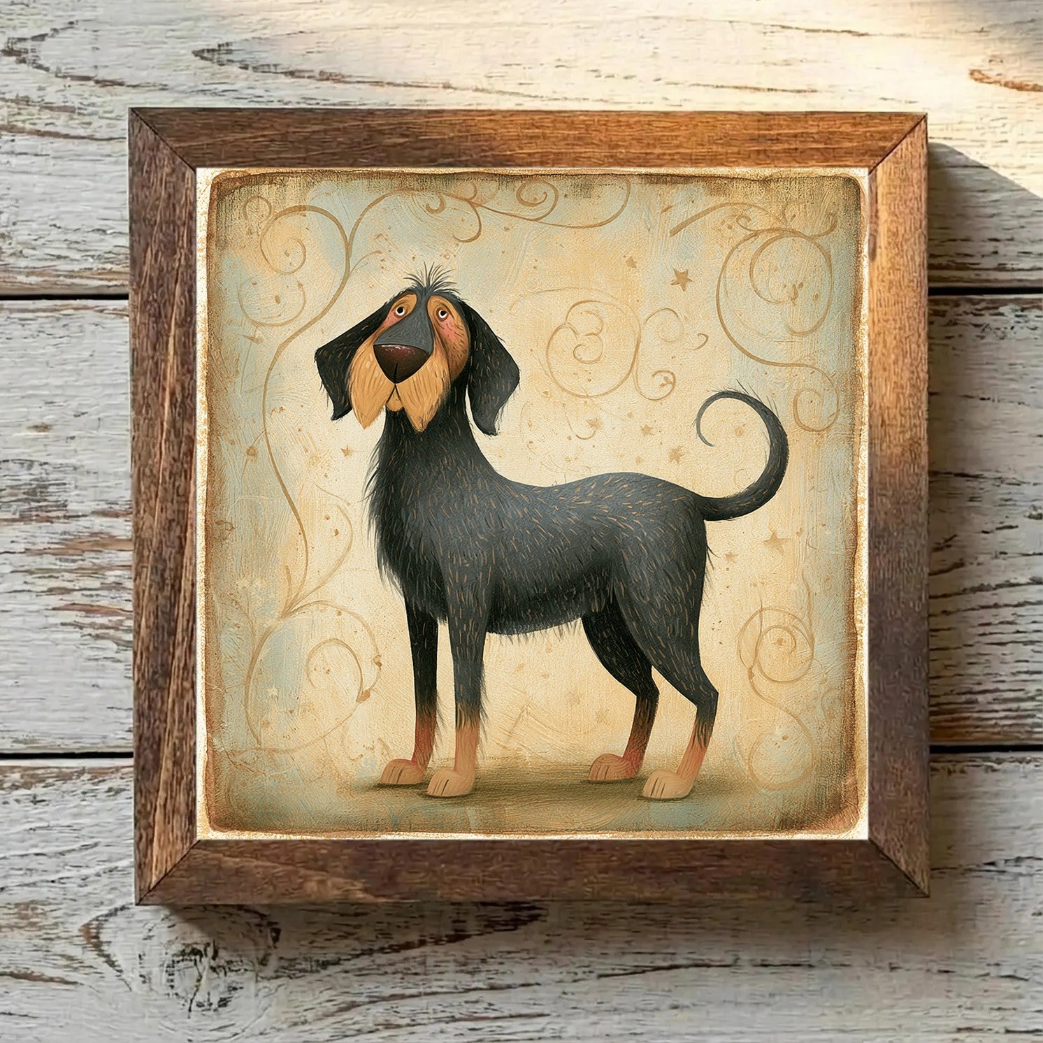 Otterhound Black & Tan - Variation 1