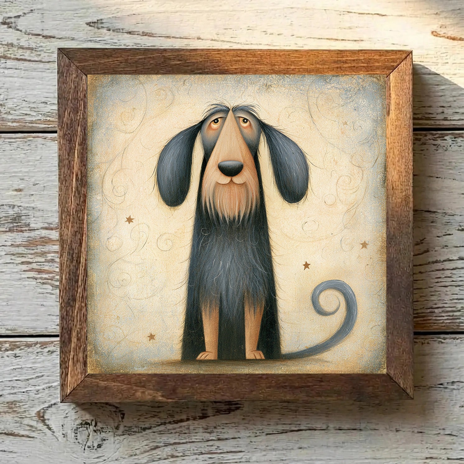 Otterhound Black & Tan - Variation 2