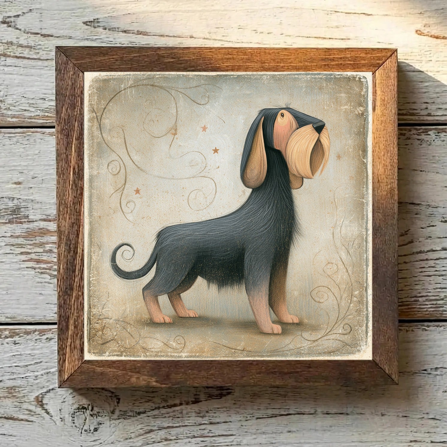 Otterhound Black & Tan - Variation 3