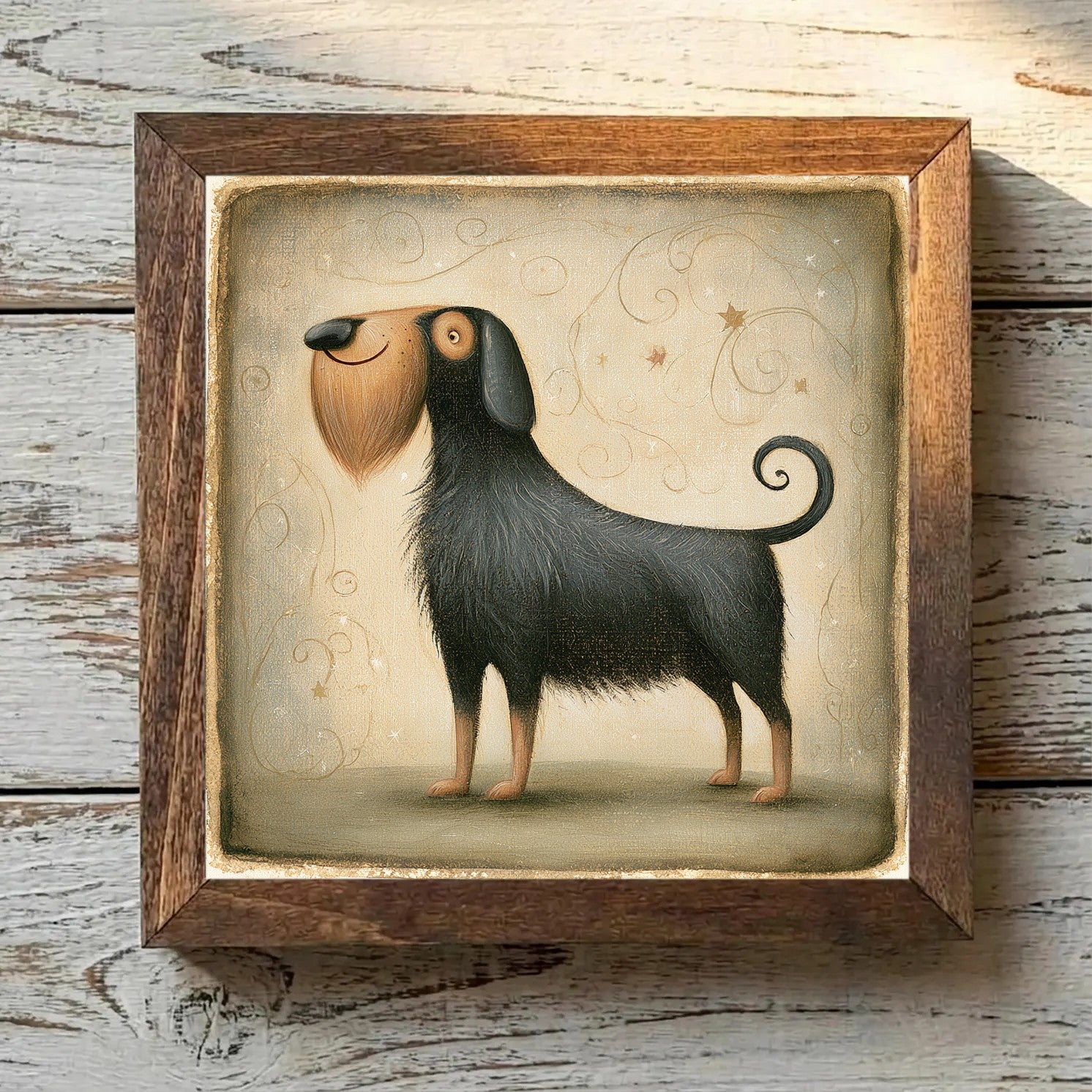 Otterhound Black & Tan - Variation 4