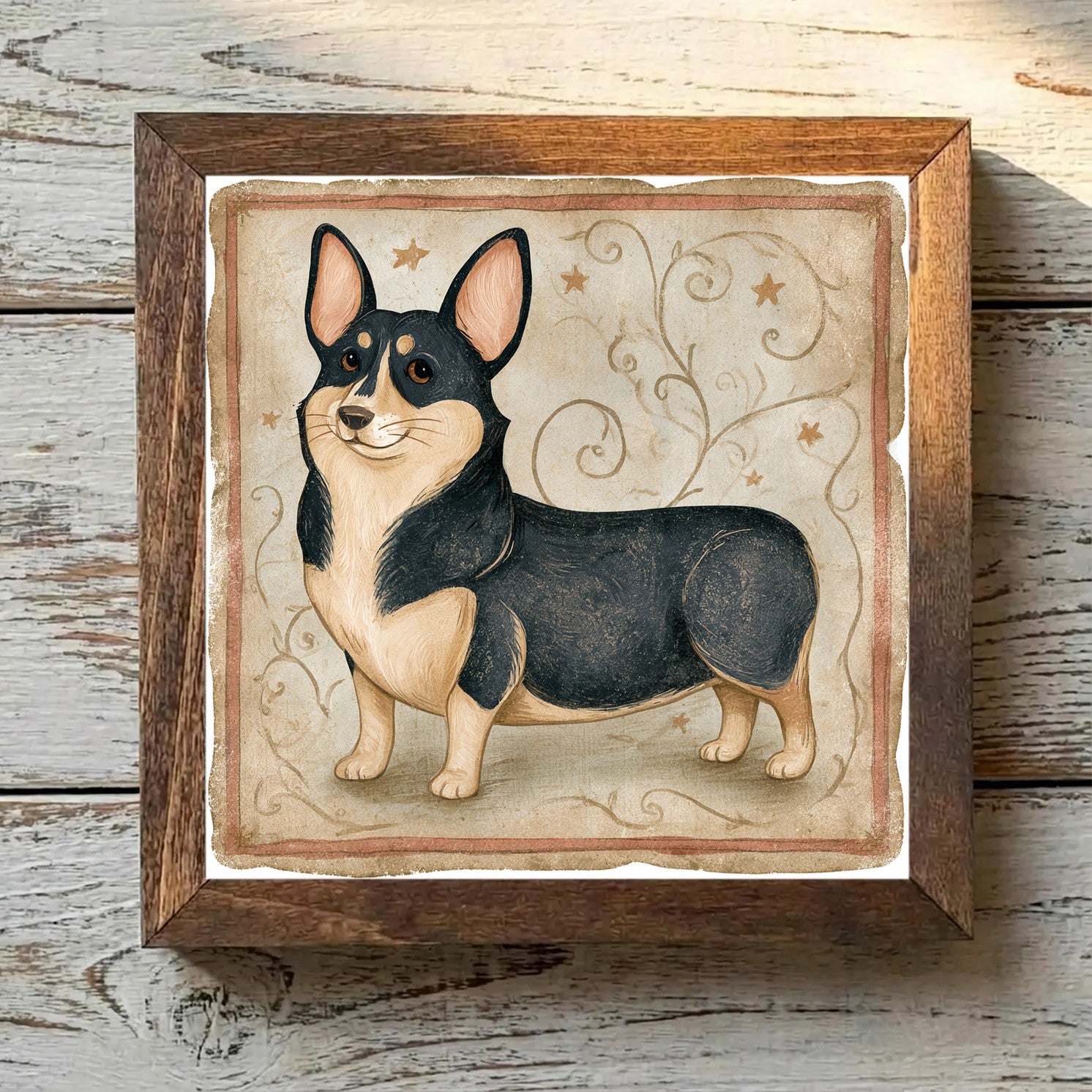 Pembroke Welsh Corgi Black & Tan - Variation 1