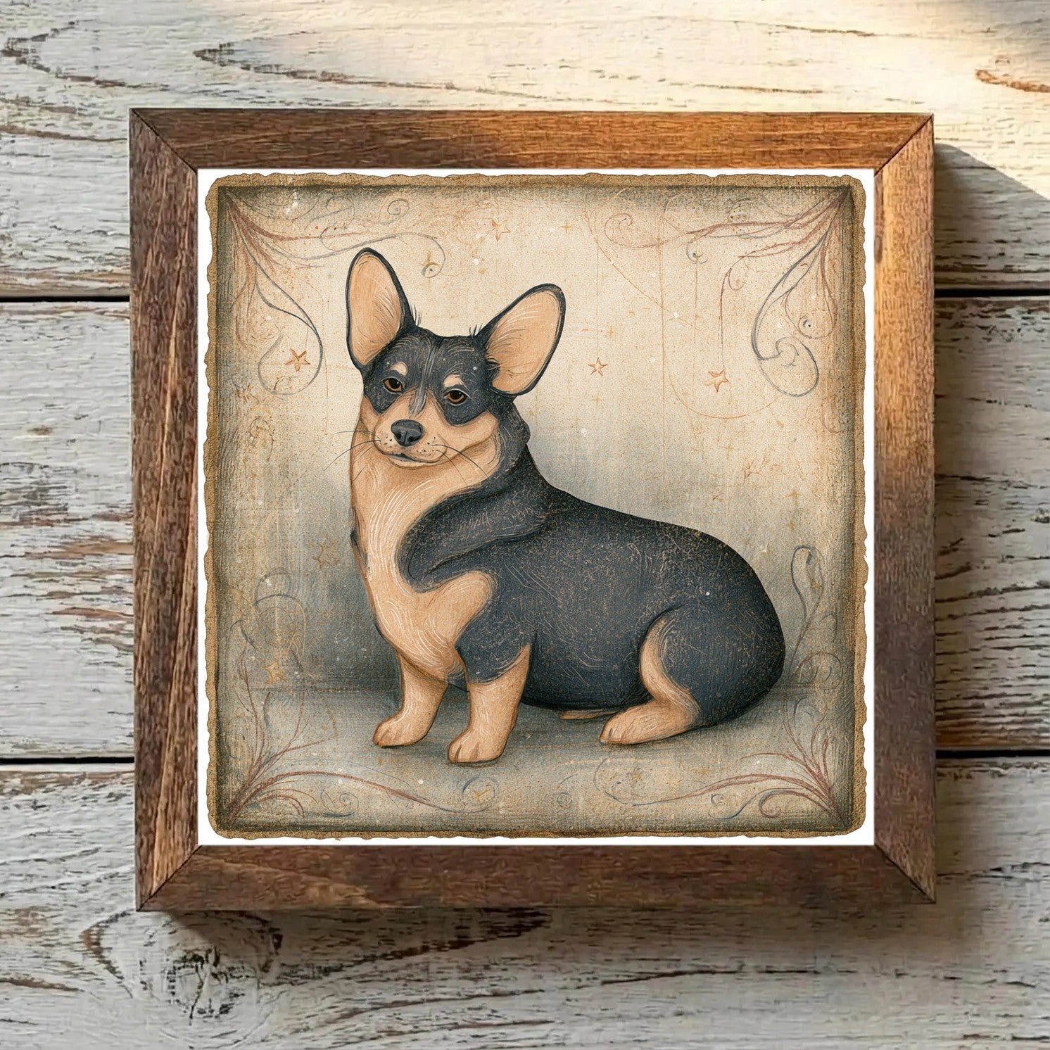 Pembroke Welsh Corgi Black & Tan - Variation 3