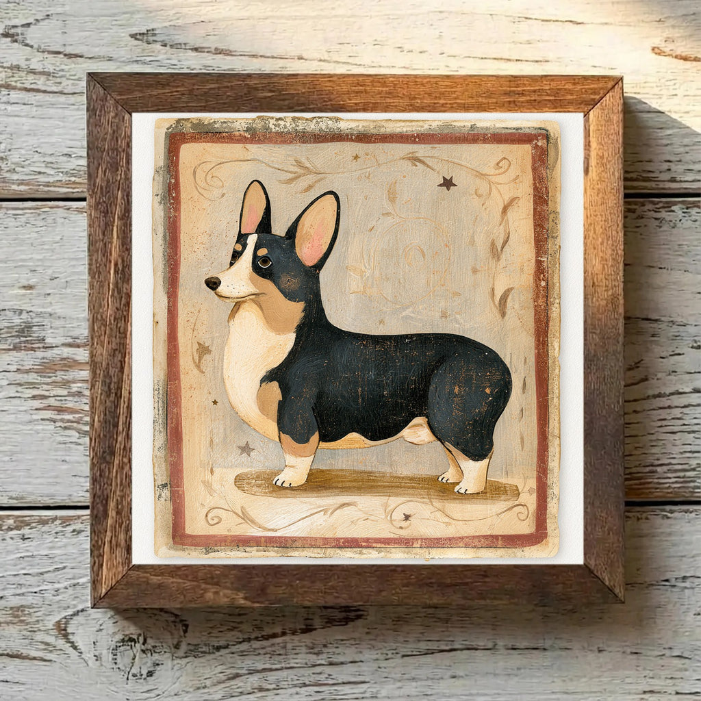 Pembroke Welsh Corgi Black & Tan - Variation 4