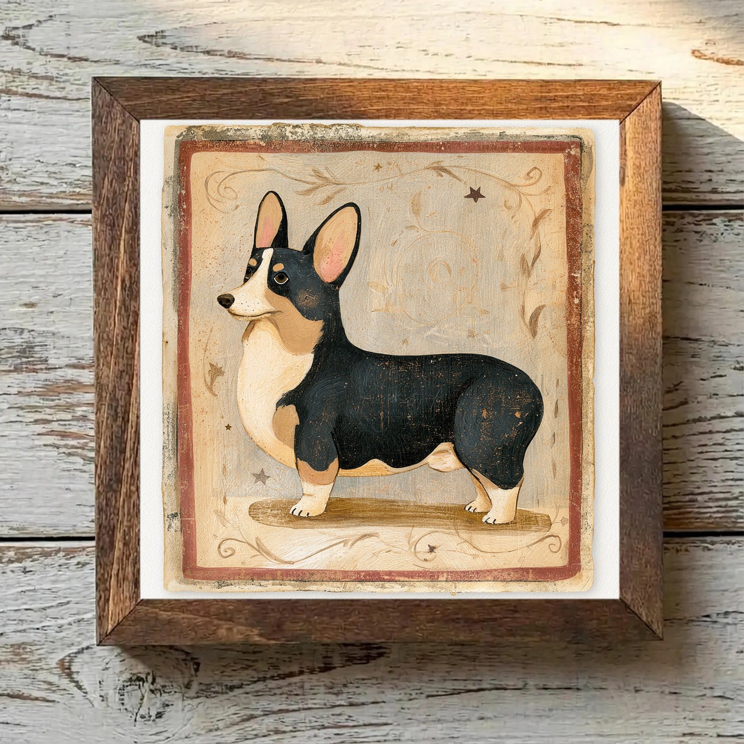 Pembroke Welsh Corgi Black & Tan - Variation 4