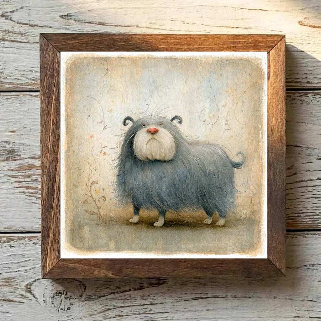 Polish Lowland Sheepdog Gray - Variation 1