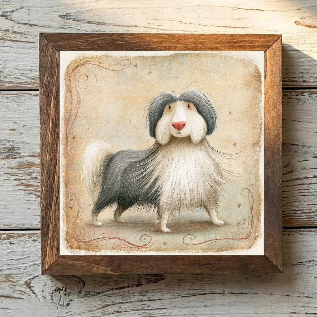 Polish Lowland Sheepdog Gray - Variation 2