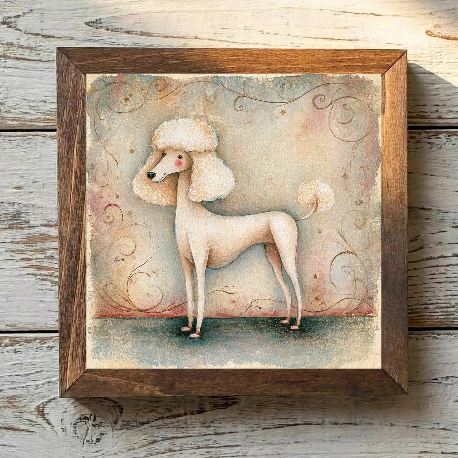 Poodle (Miniature) Cream - Variation 1