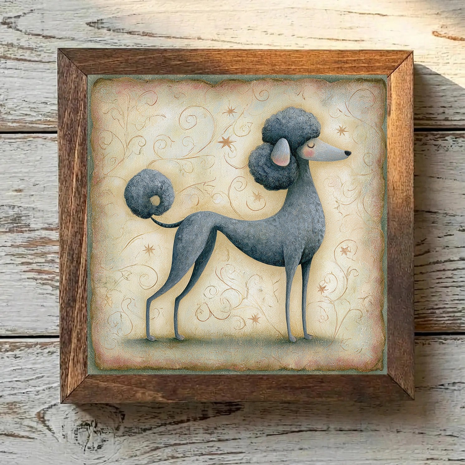 Poodle (Miniature) Gray - Variation 1