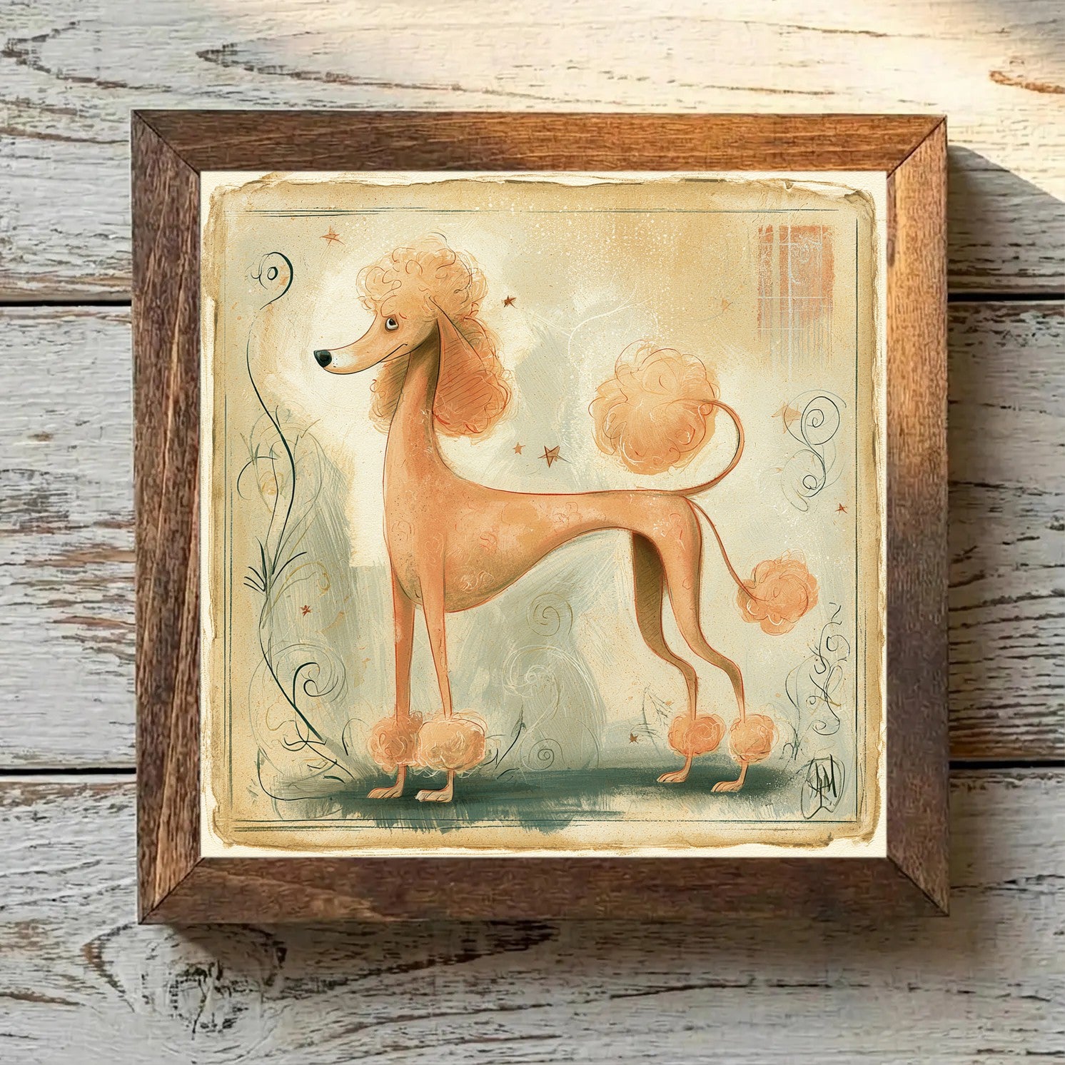 Poodle (Standard) Apricot - Variation 4